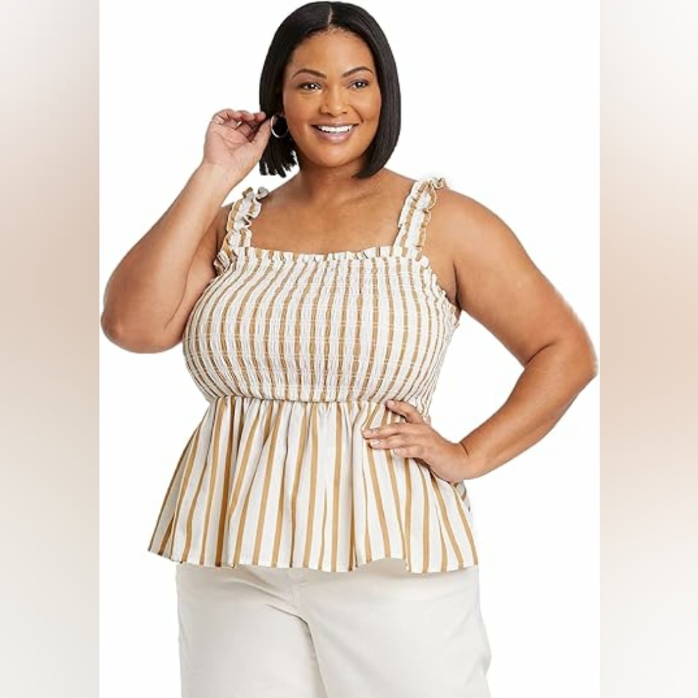 Ava & Viv Stripe Tank Top
